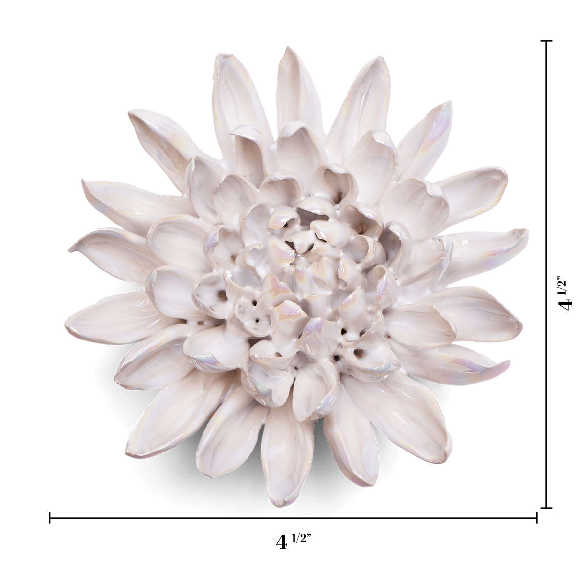 Ceramic Flower Pearl Chrysanthemum - Chive US Wholesale