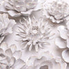 Ceramic Flower Wall Art Pearl Medium Flower