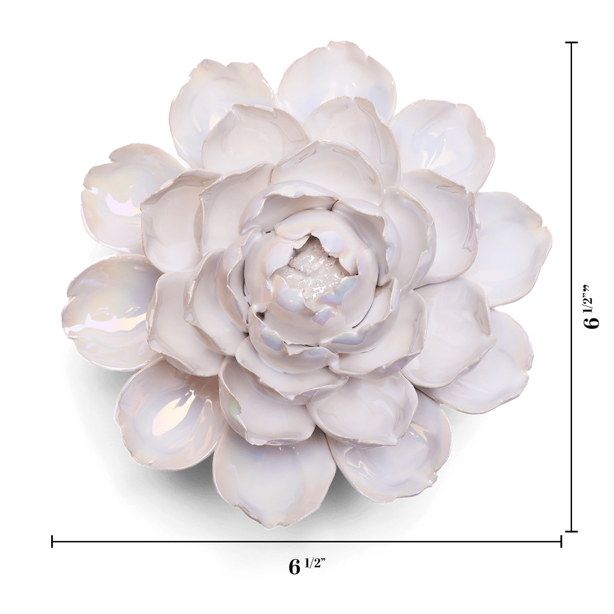 Ceramic Flower Pearl Mofo Flower - Chive US Wholesale