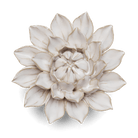 Coastal Ceramic Flower Ivory Dahlia - Chive US Wholesale