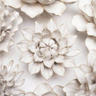 Coastal Ceramic Flower Ivory Dahlia - Chive US Wholesale