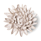 Coastal Ceramic Flower Ivory Chrysanthemum - Chive US Wholesale