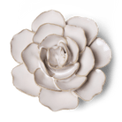 Coastal Ceramic Flower Ivory Ranunculus - Chive US Wholesale