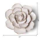 Coastal Ceramic Flower Ivory Ranunculus - Chive US Wholesale