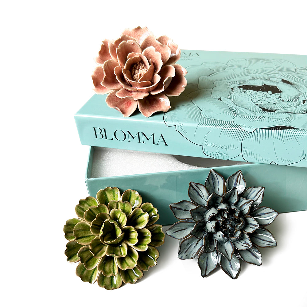 Ceramic Flower Wall Art Blomma Box Set – Chive Wholesale