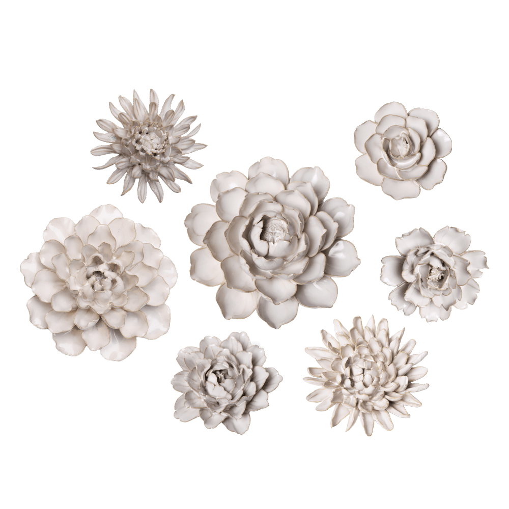 Ceramic Flower Coastal Curated Collection 1 - Chive US Wholesale