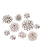 Ceramic Flower Coastal Curated Collection 2 - Chive US Wholesale