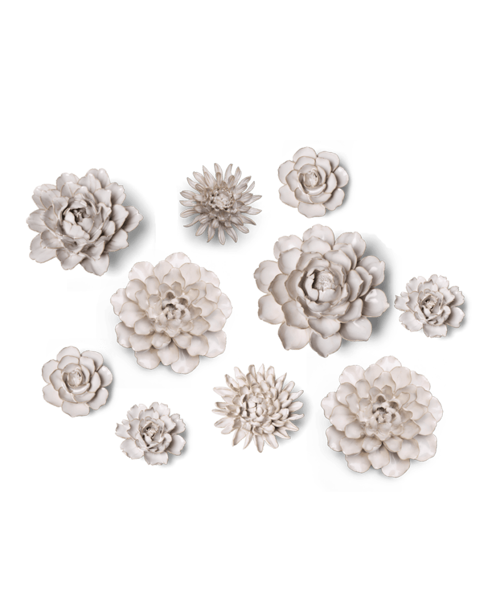 Ceramic Flower Coastal Curated Collection 2 - Chive US Wholesale