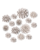 Ceramic Flower Coastal Curated Collection 3 - Chive US Wholesale