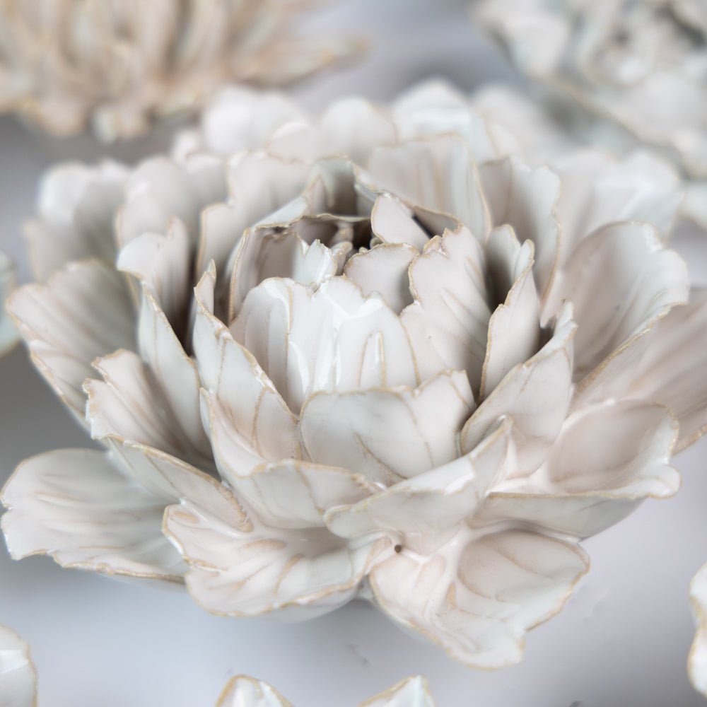 Ceramic Flower Coastal Curated Collection #3 - Chive US Wholesale