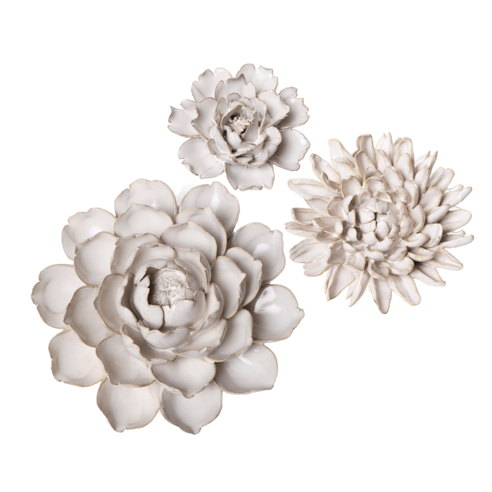 Ceramic Flower Coastal Curated Collection #4 - Chive US Wholesale