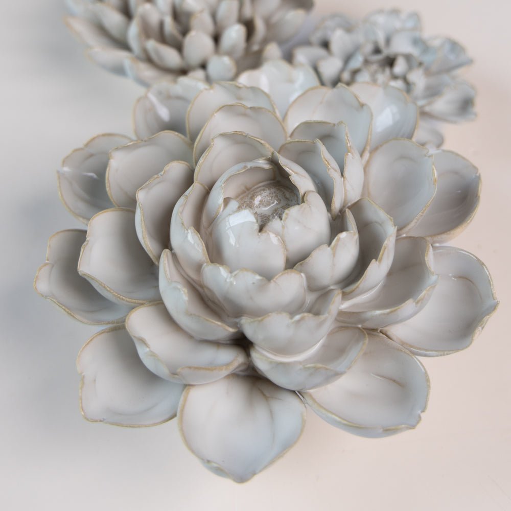 Ceramic Flower Coastal Curated Collection #4 - Chive US Wholesale