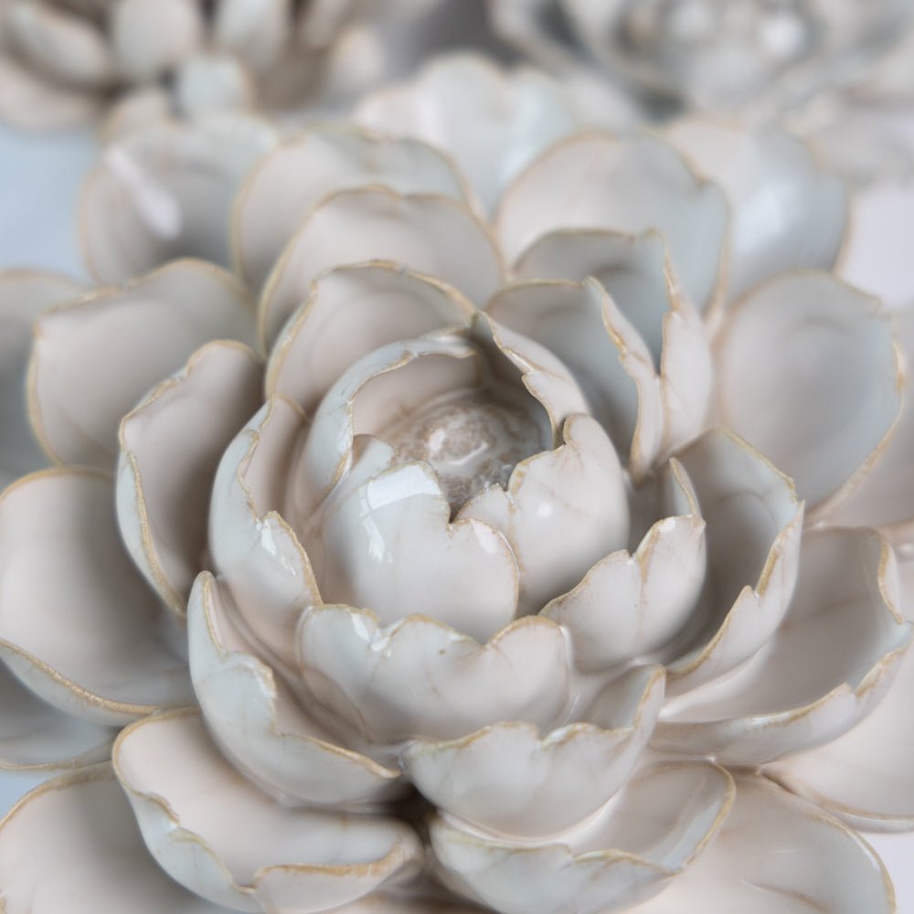 Ceramic Flower Coastal Curated Collection #4 - Chive US Wholesale