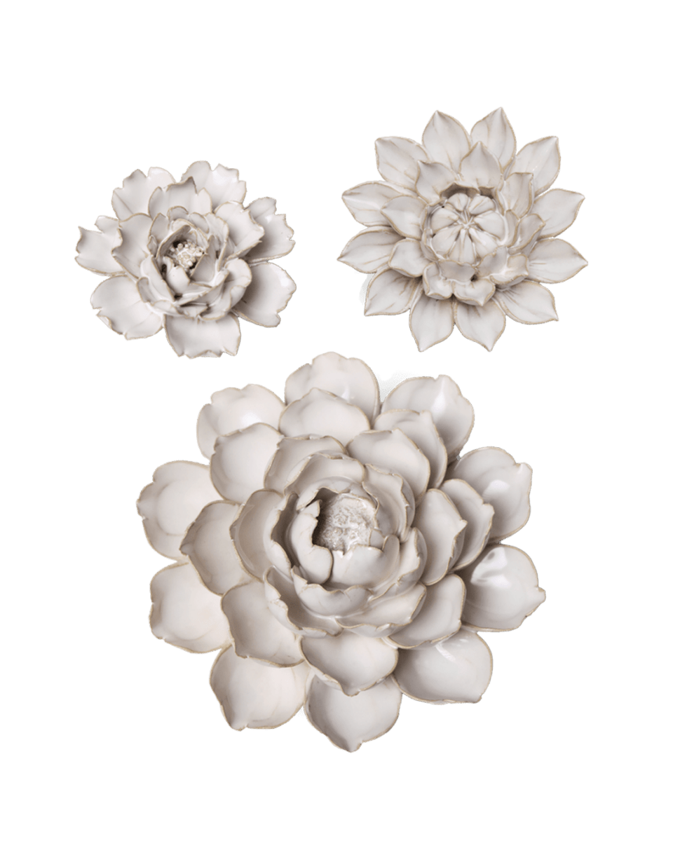 Ceramic Flower Coastal Curated Collection 6 - Chive US Wholesale