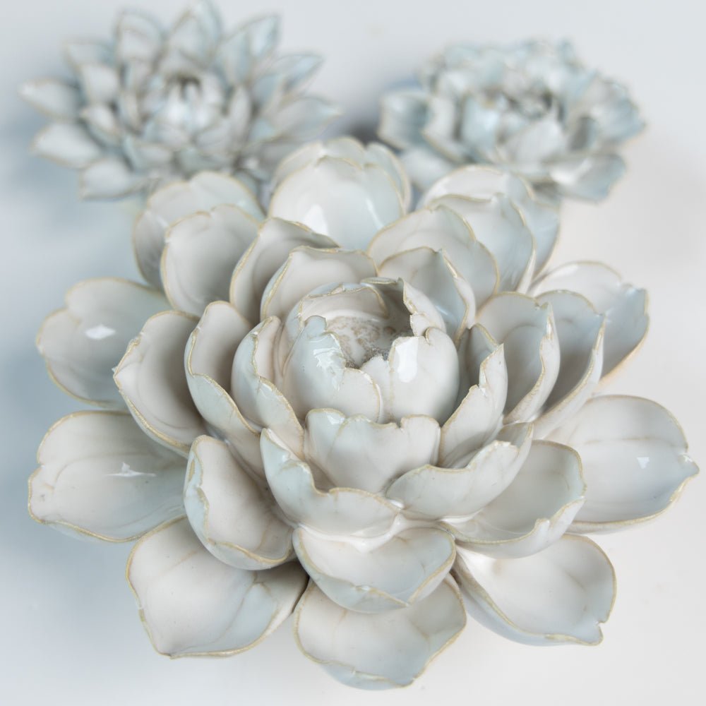 Ceramic Flower Coastal Curated Collection #6 - Chive US Wholesale