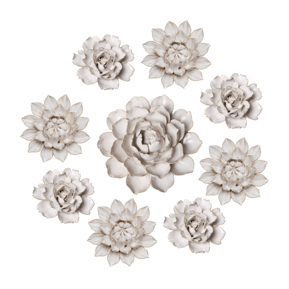 Ceramic Flower Coastal Curated Collection #7 - Chive US Wholesale