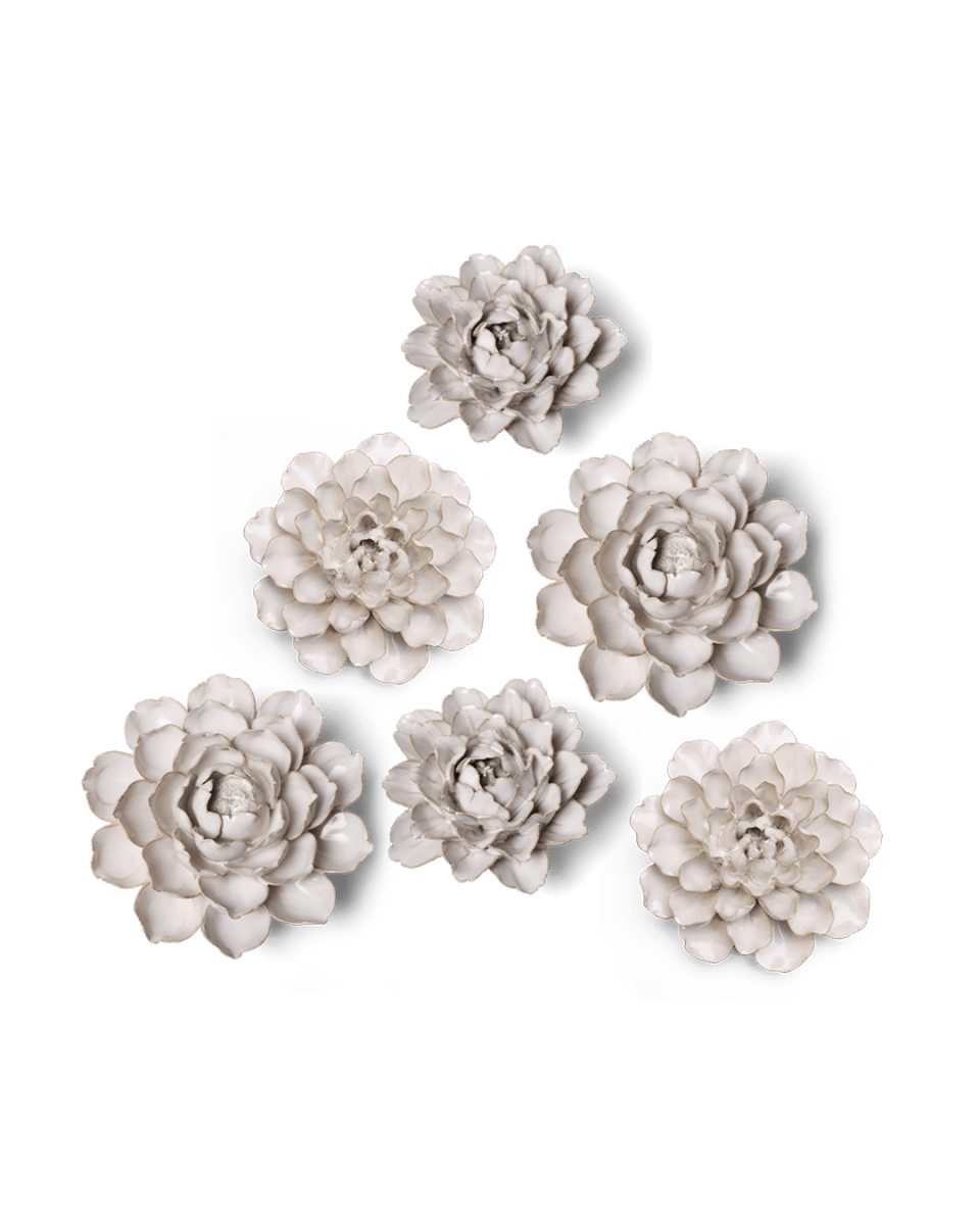 Ceramic Flower Coastal Curated Collection 8 - Chive US Wholesale