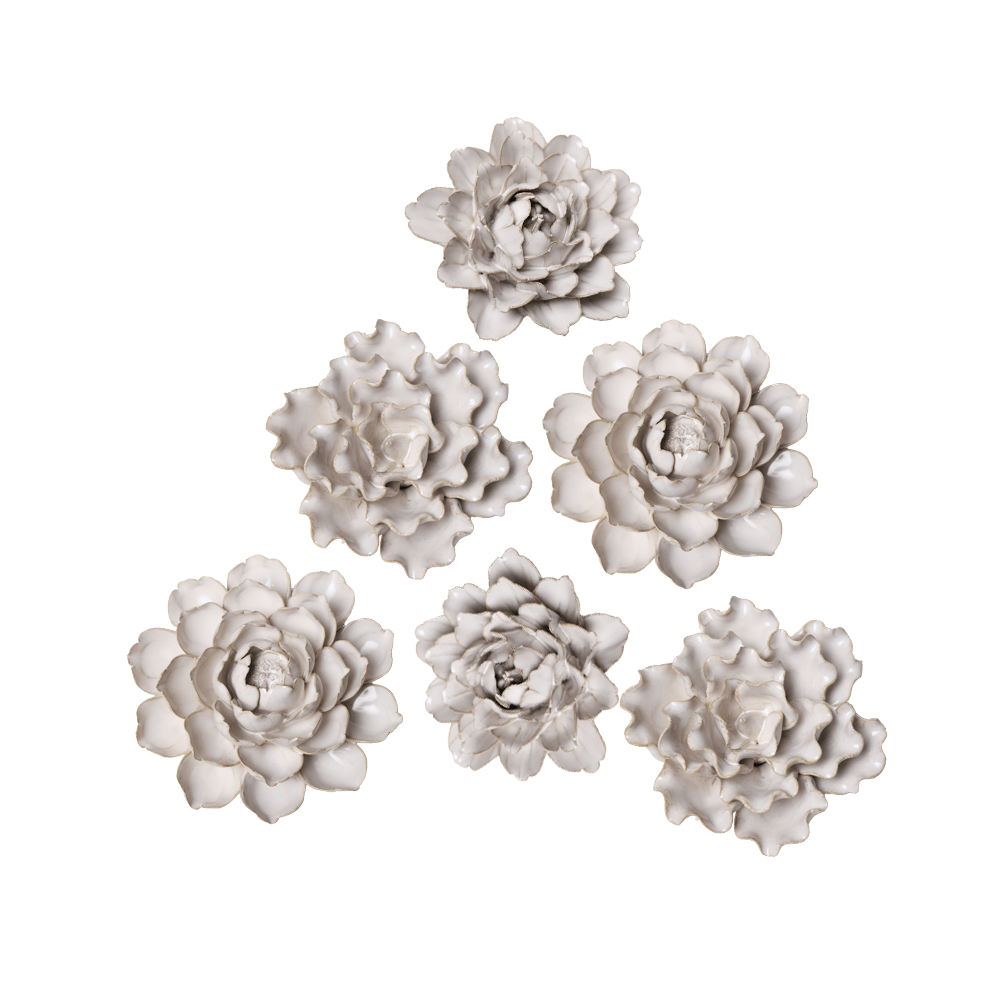 Ceramic Flower Coastal Curated Collection #8 - Chive US Wholesale