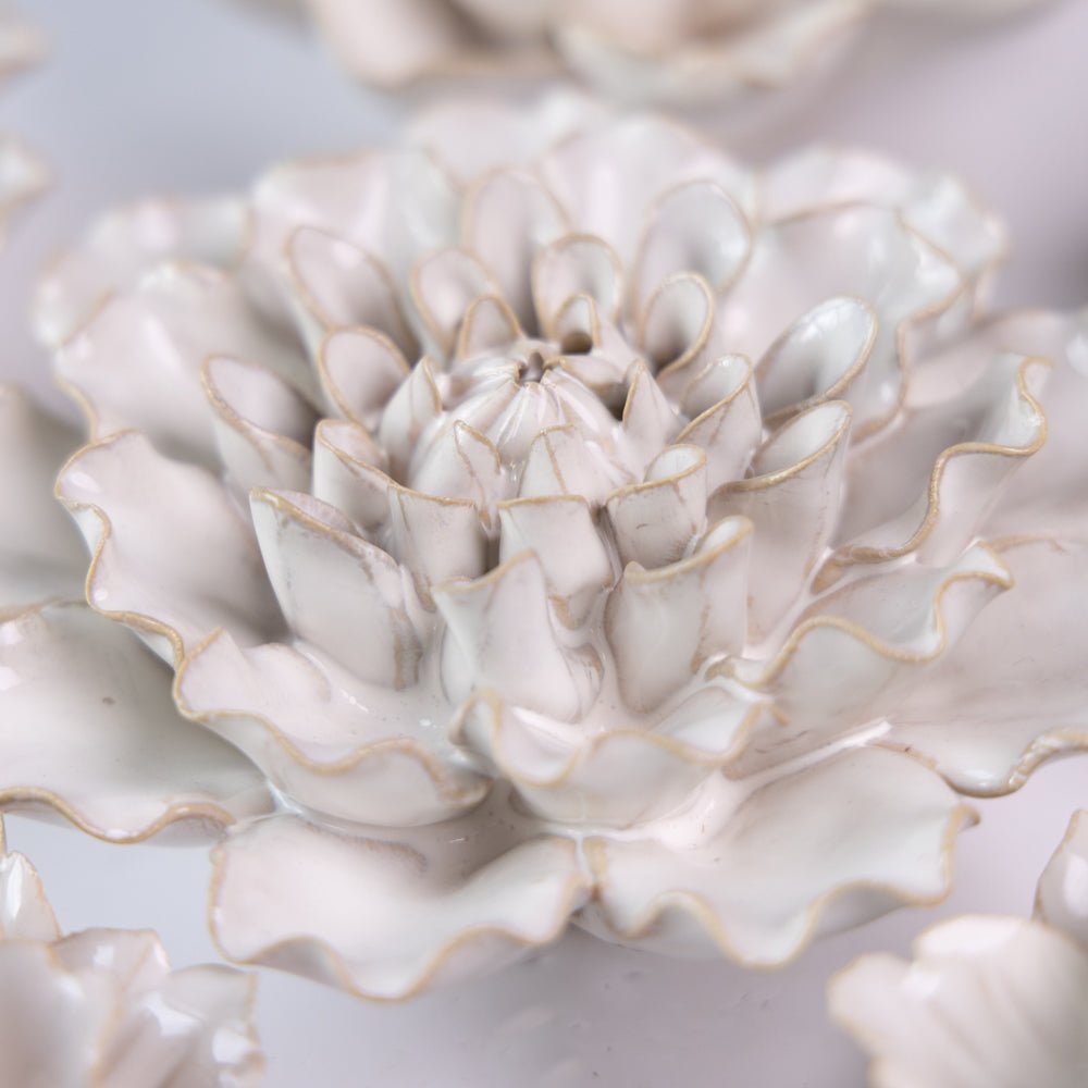 Ceramic Flower Coastal Curated Collection #8 - Chive US Wholesale