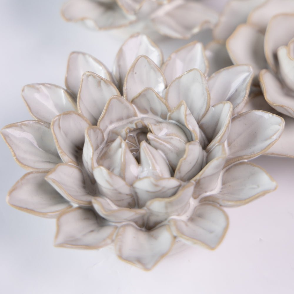 Ceramic Flower Coastal Curated Collection #9 - Chive US Wholesale