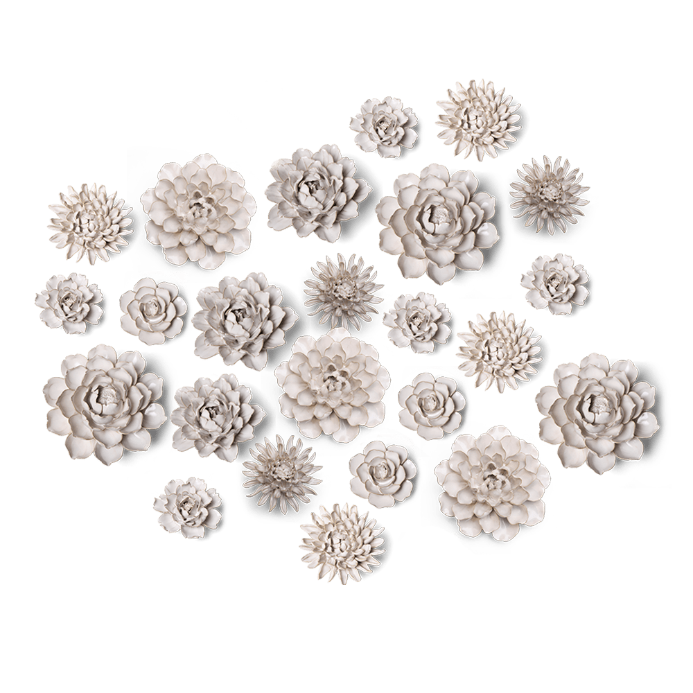 Ceramic Flower Coastal Curated Collection 10 - Chive US Wholesale