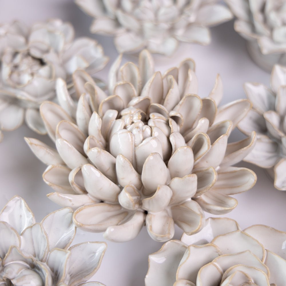 Ceramic Flower Coastal Curated Collection #10 - Chive US Wholesale