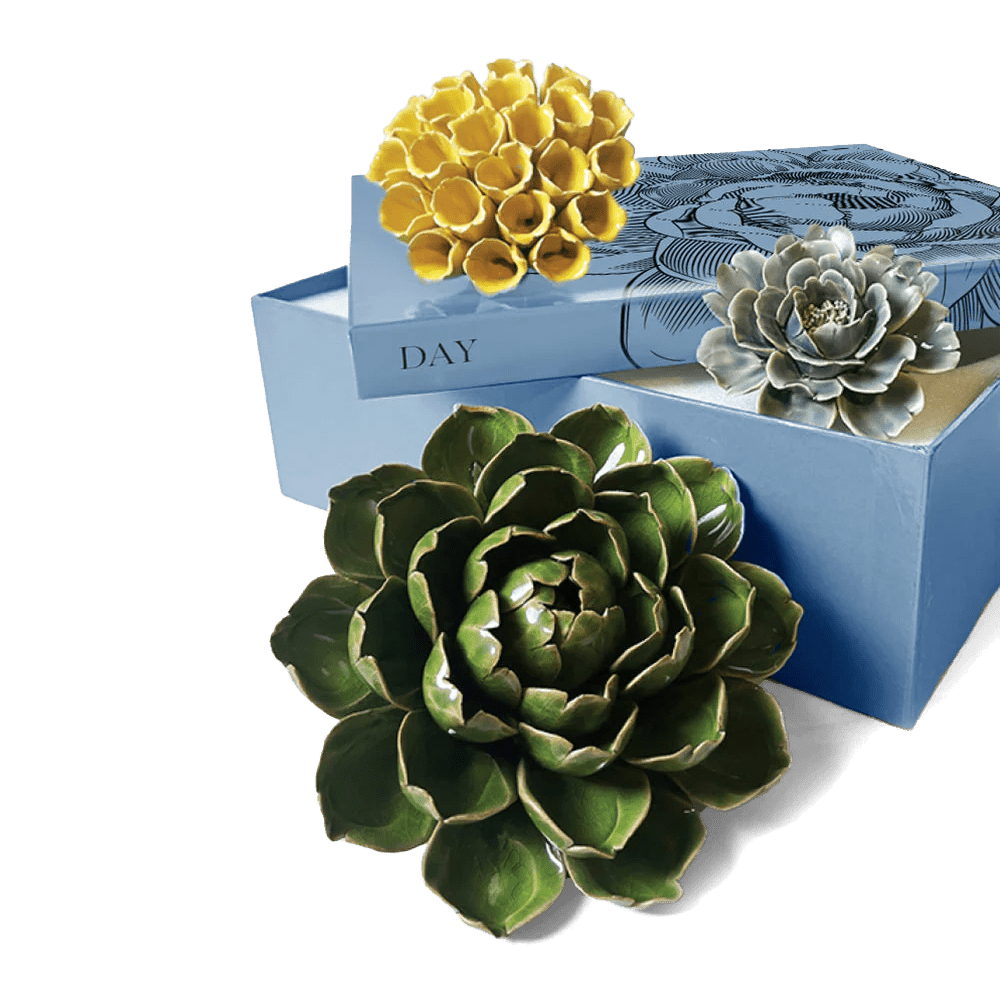 Ceramic Flower Day Box Set - Chive US Wholesale