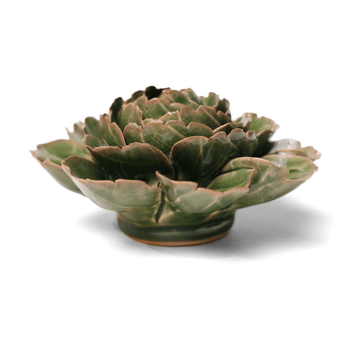 English Garden Ceramic Flower Green Cabbage Flower - Chive US Wholesale