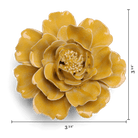 English Garden Ceramic Flower Yellow Rose - Chive US Wholesale