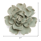 English Garden Ceramic Flower Green Rose - Chive US Wholesale