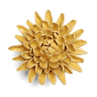 English Garden Ceramic Flower Yellow Chrysanthemum - Chive US Wholesale