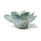 English Garden Ceramic Flower Teal Lotus - Chive US Wholesale