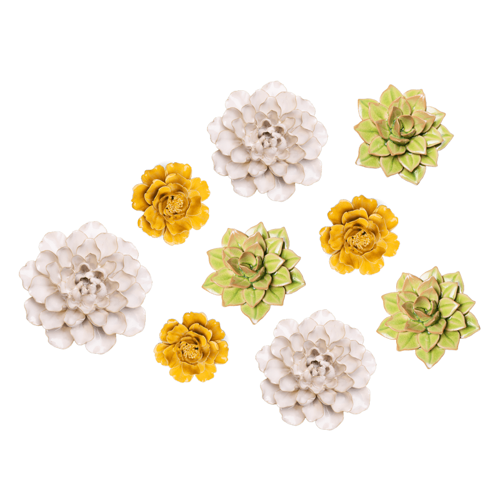 Ceramic Flower English Garden Curated Collection #5 - Chive US Wholesale