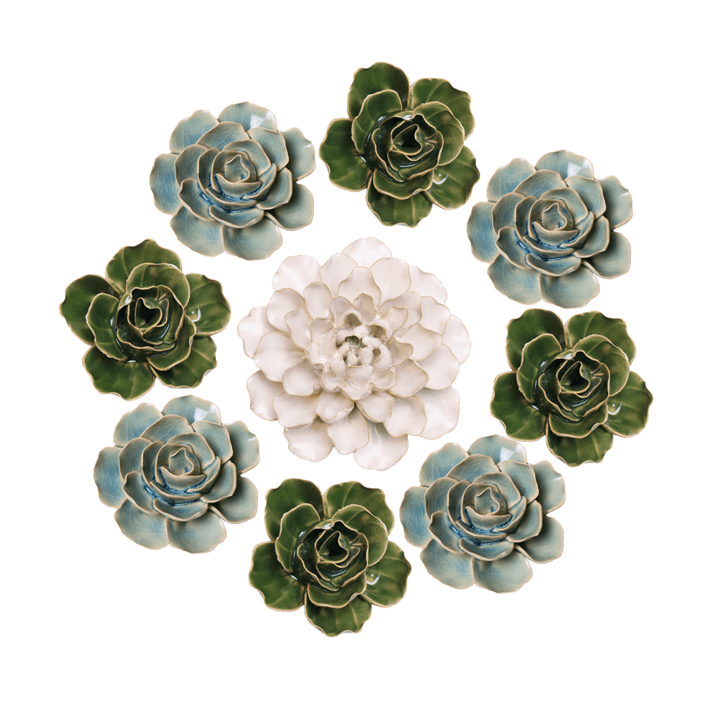Ceramic Flower English Garden Curated Collection #11 - Chive US Wholesale