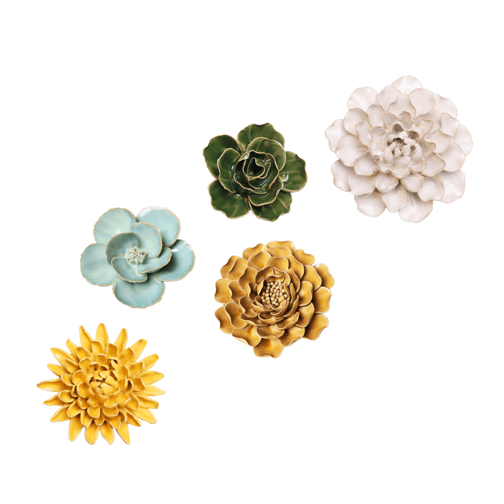 Ceramic Flower English Garden Curated Collection #17 - Chive US Wholesale