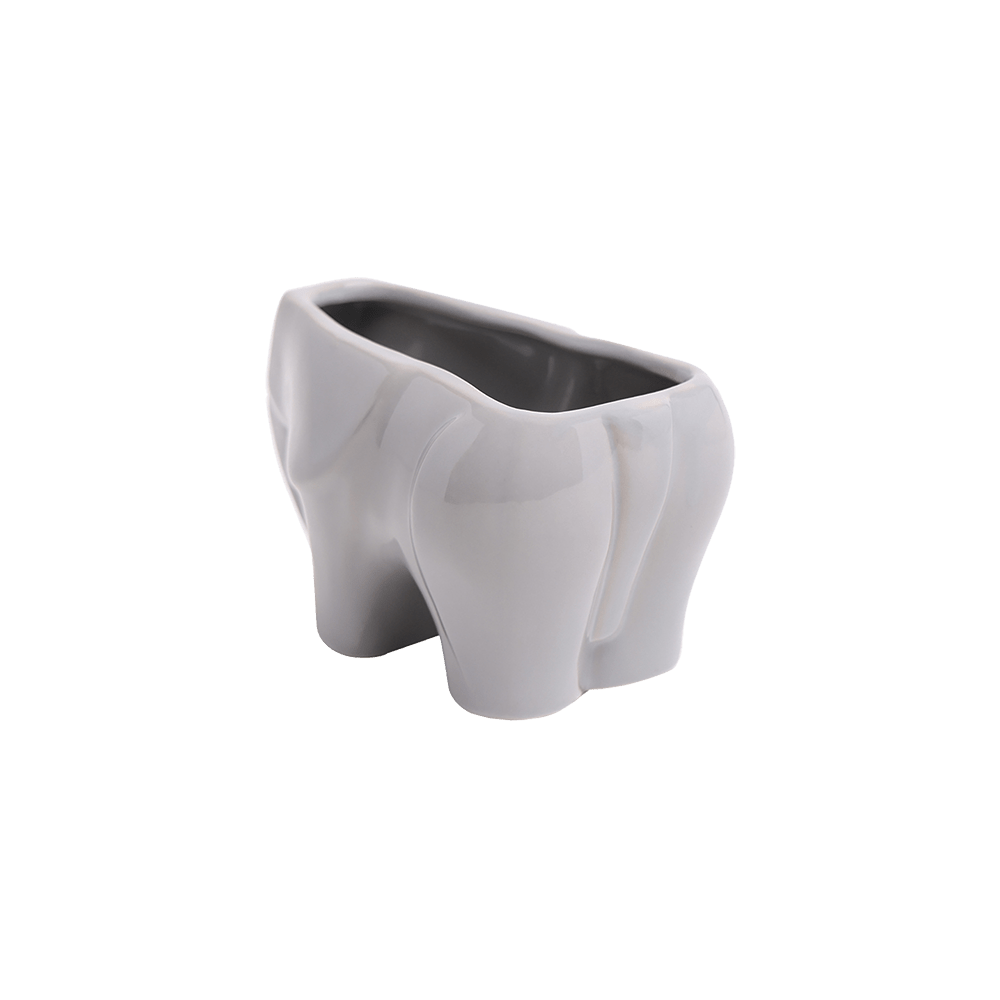 Elephant Ceramic Indoor Plant Pot For Succulents - Chive US Wholesale