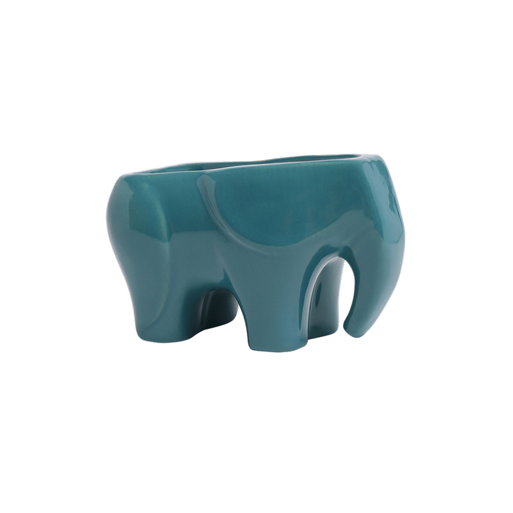 Elephant Ceramic Indoor Plant Pot For Succulents - Chive US Wholesale