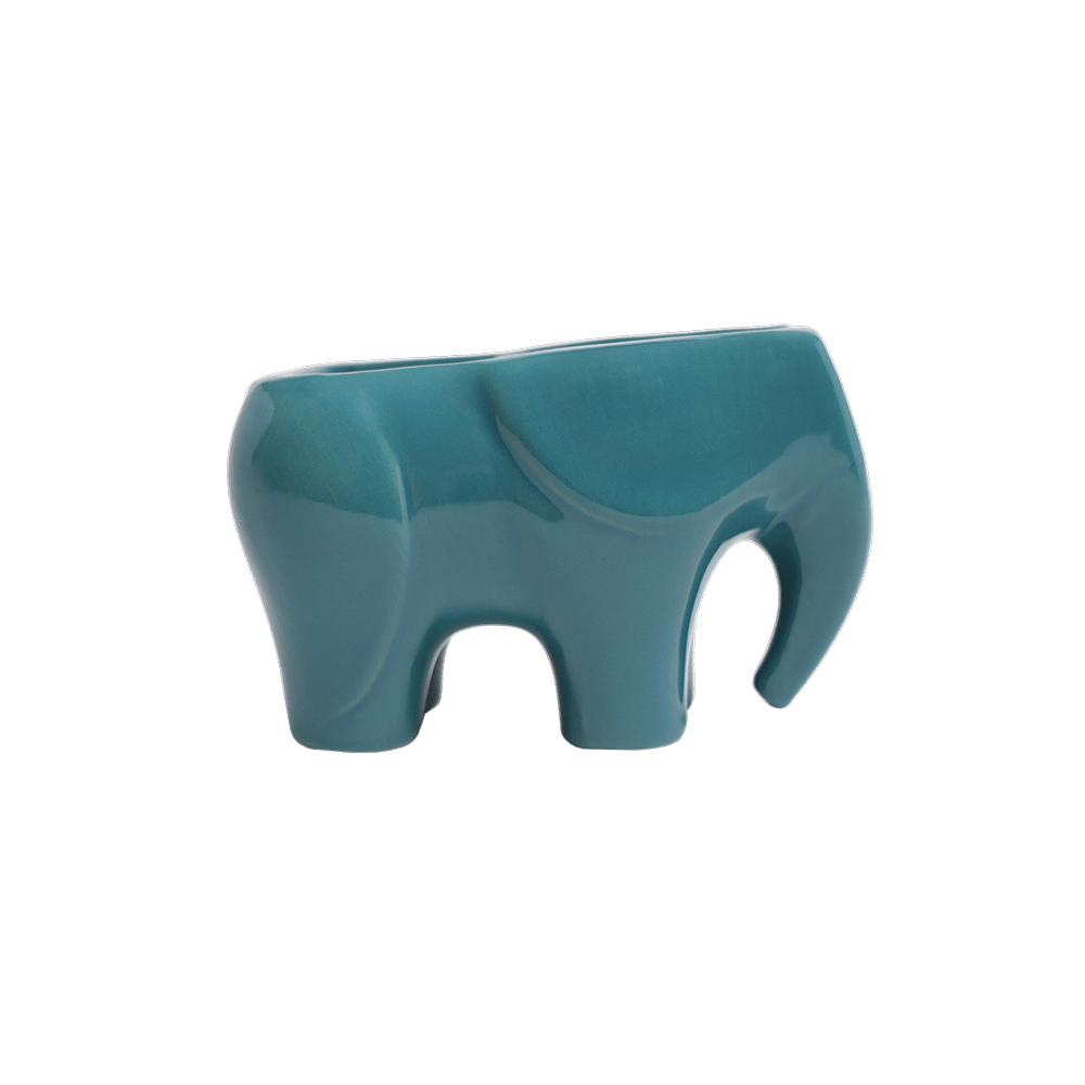 Elephant Ceramic Indoor Plant Pot For Succulents - Chive US Wholesale