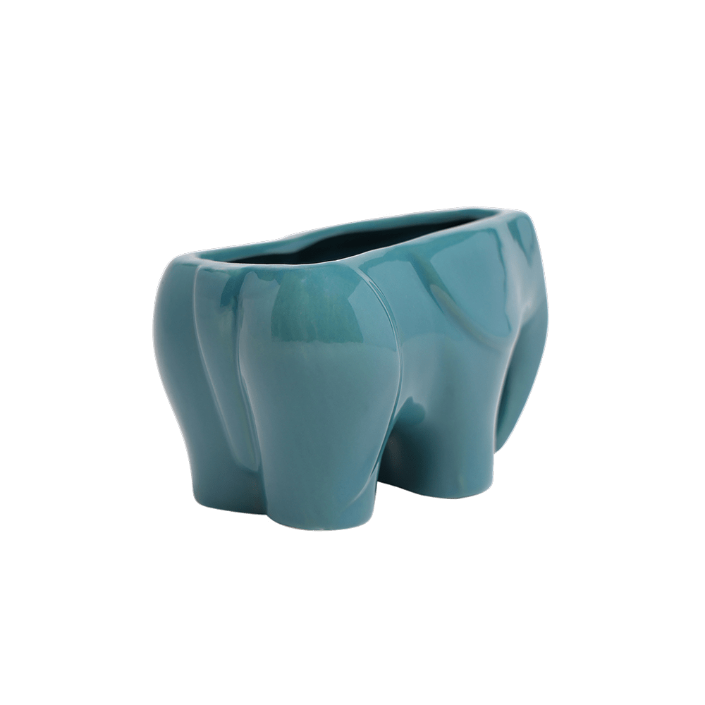 Elephant Ceramic Indoor Plant Pot For Succulents - Chive US Wholesale