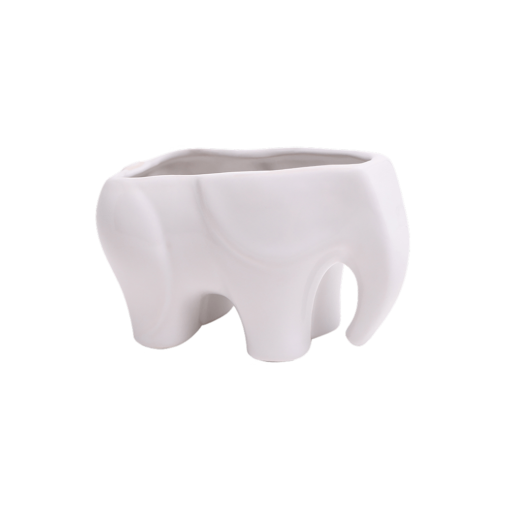 Elephant Ceramic Indoor Plant Pot For Succulents - Chive US Wholesale