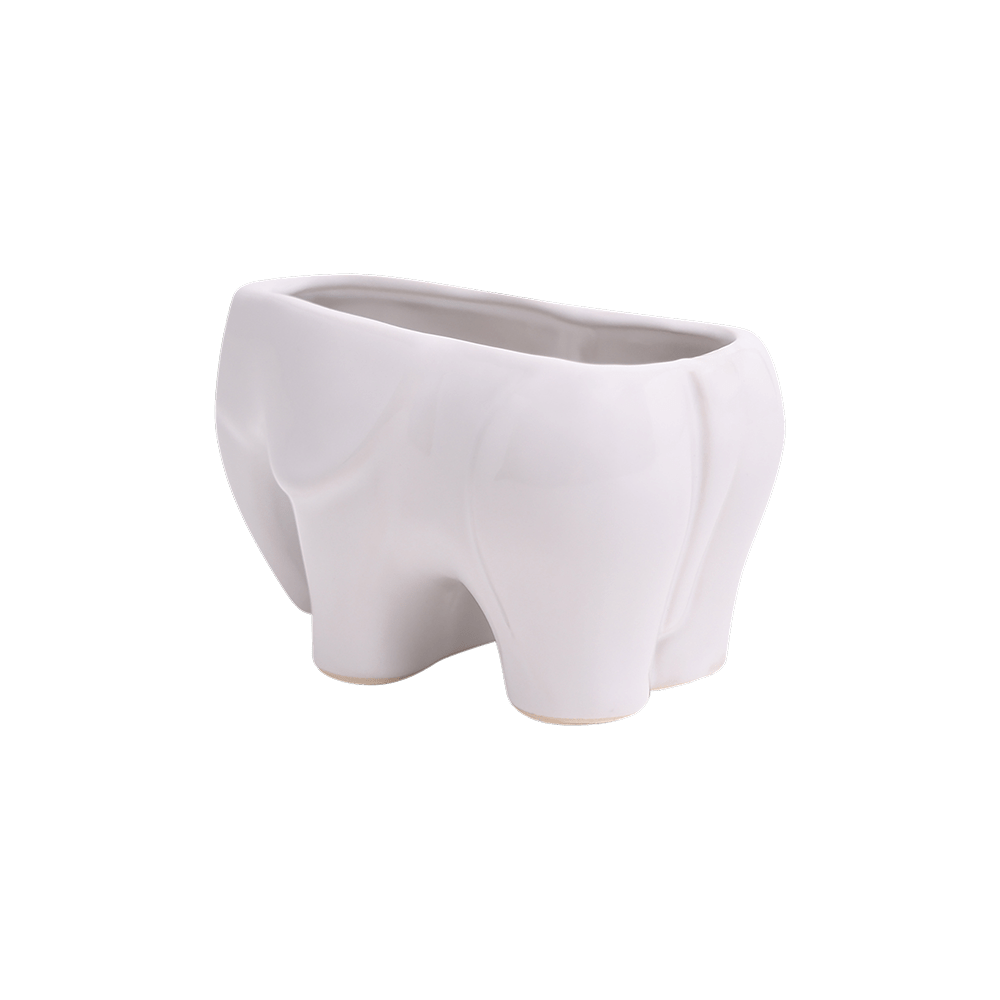Elephant Ceramic Indoor Plant Pot For Succulents - Chive US Wholesale