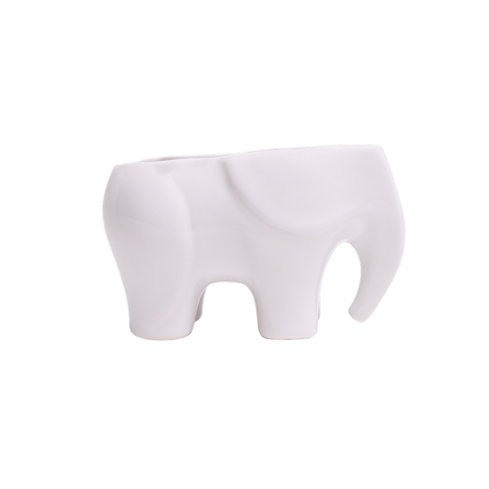 Elephant Ceramic Indoor Plant Pot For Succulents - Chive US Wholesale