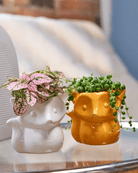 Fox Ceramic Indoor Plant Pot For Succulents - Chive US Wholesale
