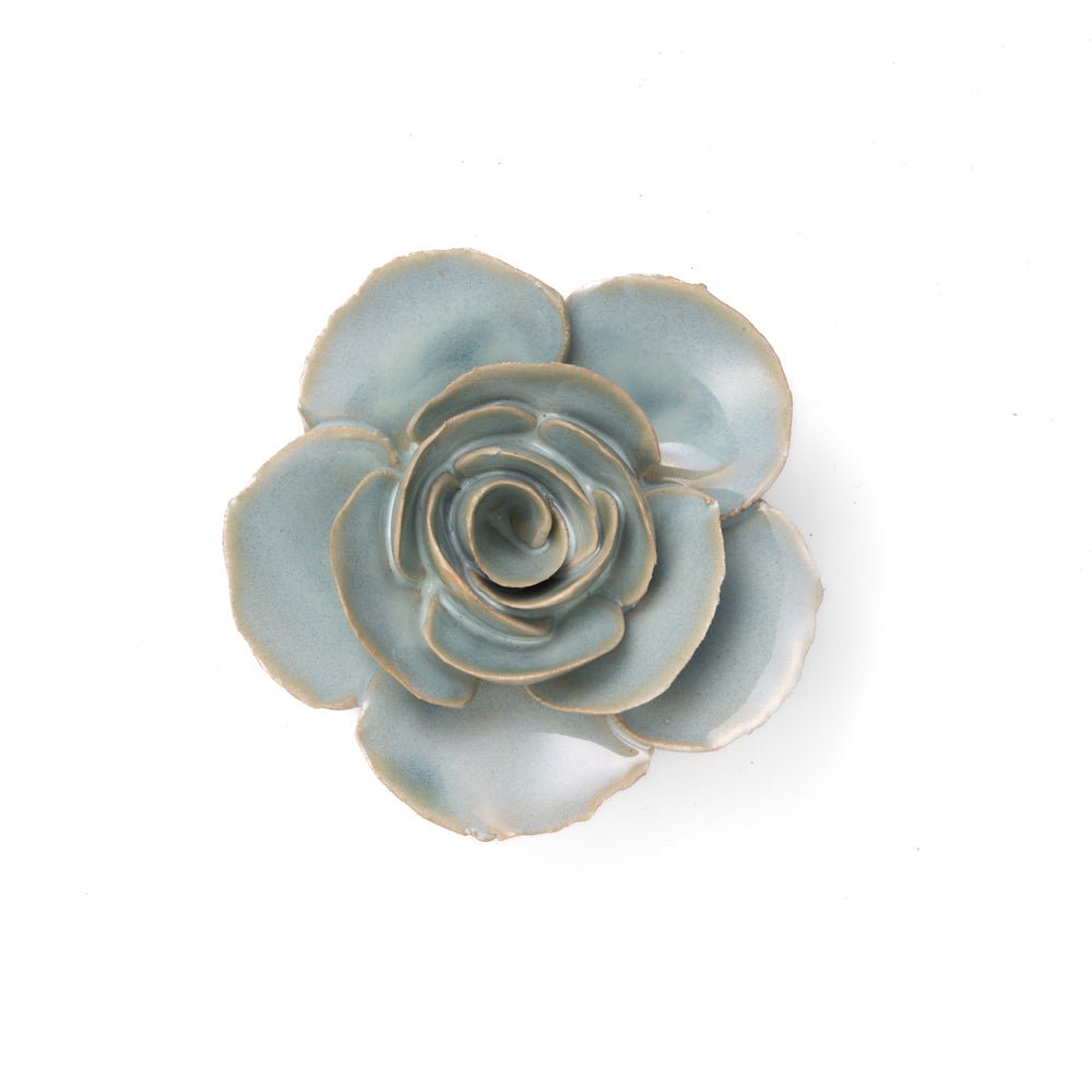 France Ceramic Flowers With Keyhole For Hanging On Walls - Chive US Wholesale