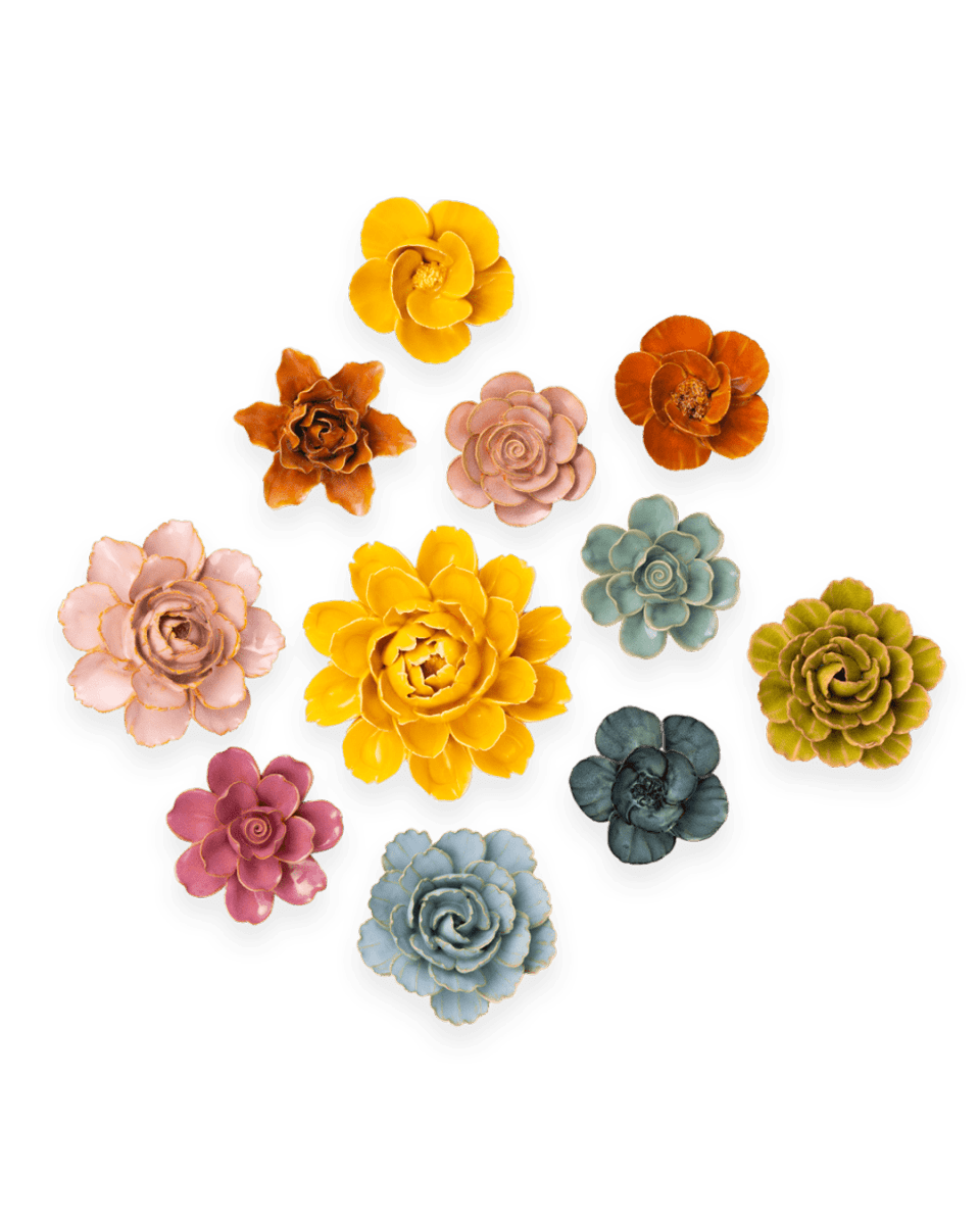 Ceramic Flower France Curated Collection 19 - Chive US Wholesale