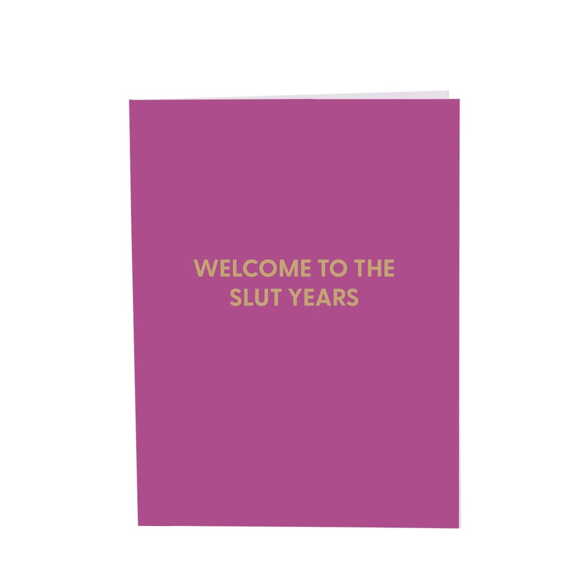 Welcome to the slut years - Greeting Card - Chive US Wholesale