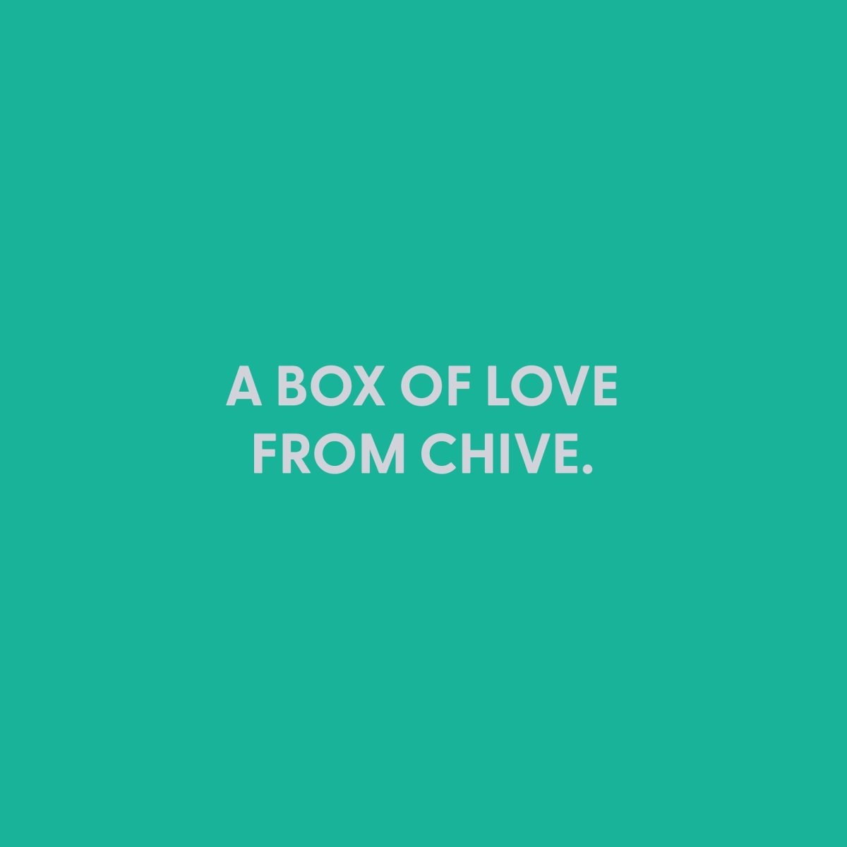 A box of love from Chive. - Greeting Card - Chive US Wholesale