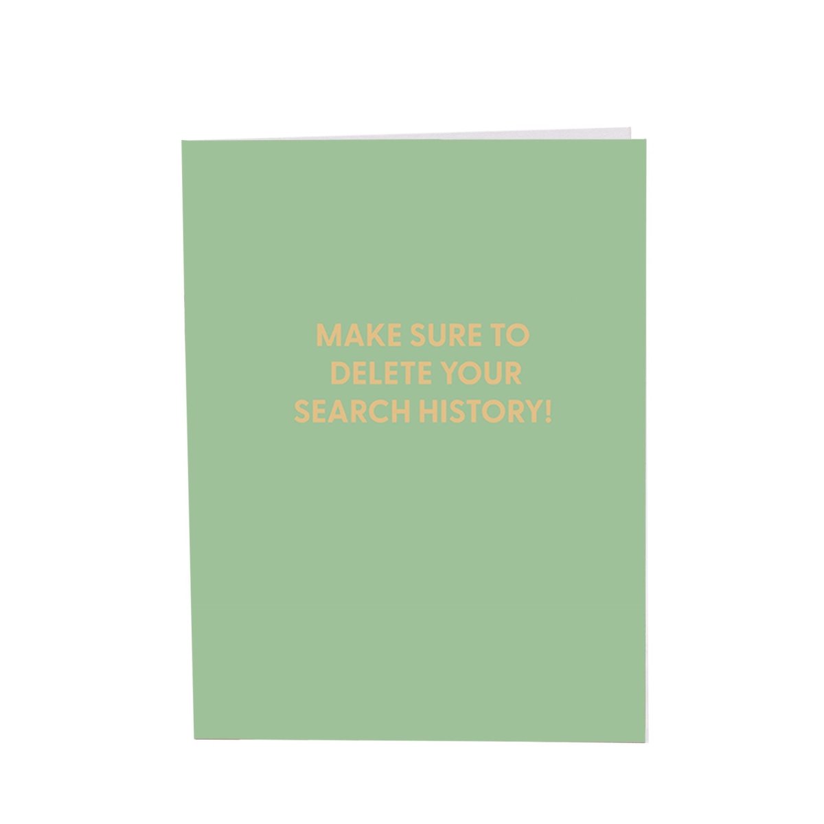 Make sure to delete your search history! - Greeting Card - Chive US Wholesale