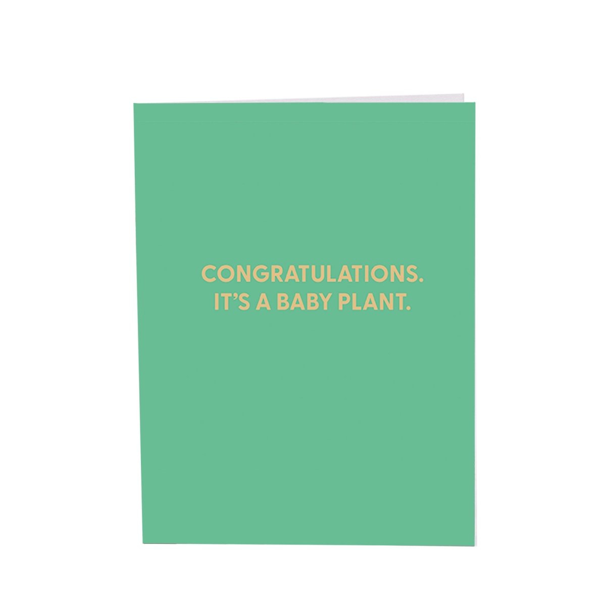 Congratulations. It?€?s a baby plant. - Greeting Card - Chive US Wholesale