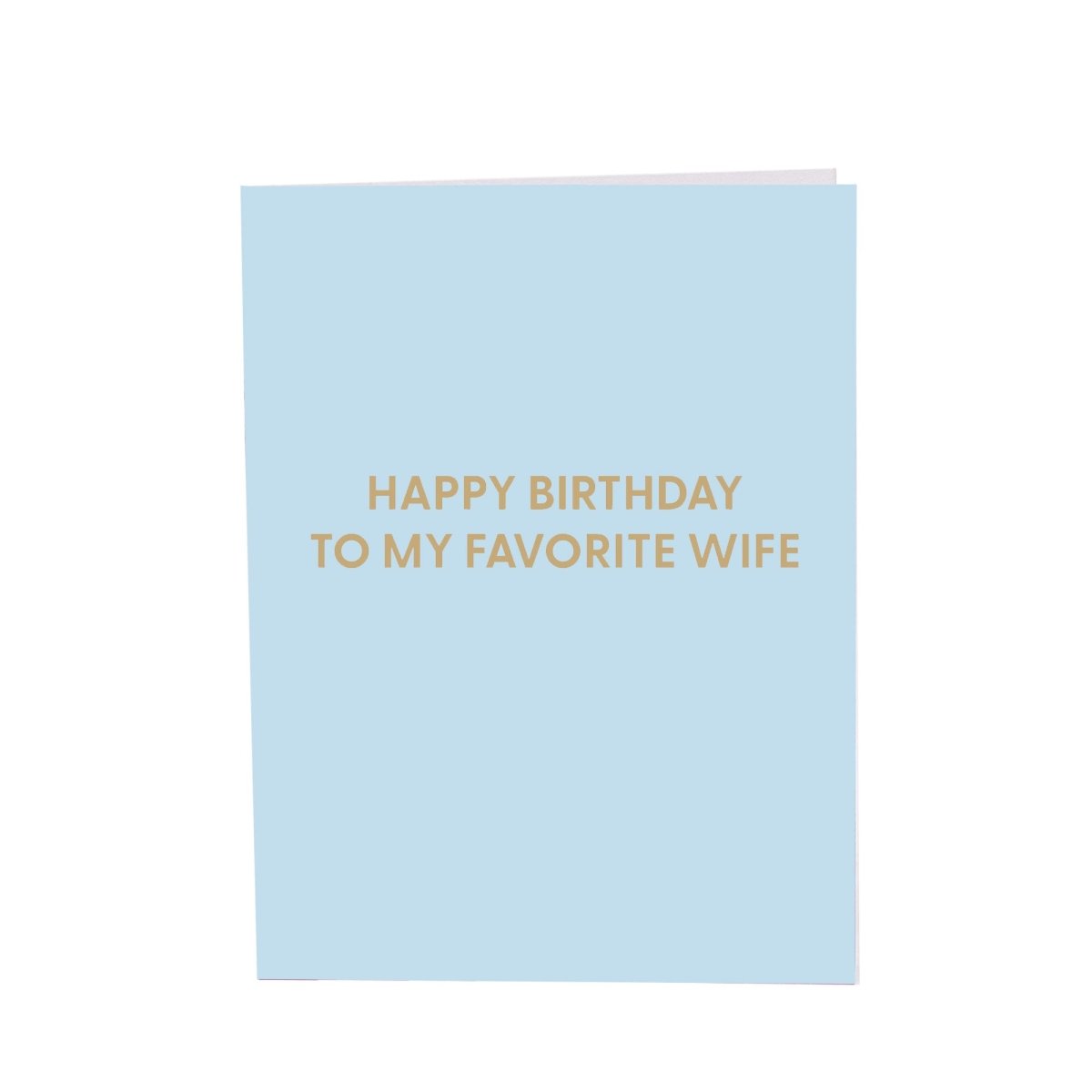 Happy Birthday to my favorite wife - Greeting Card - Chive US Wholesale